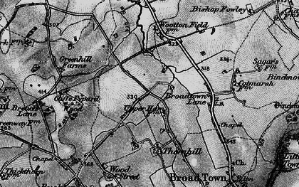 Old map of The Barton in 1898