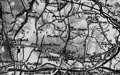 Old map of The Bell in 1896