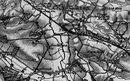 Old map of The Bents in 1897