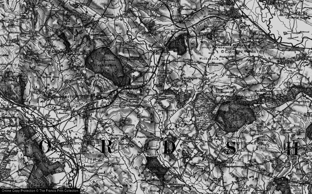 Old Map of The Blythe, 1897 in 1897