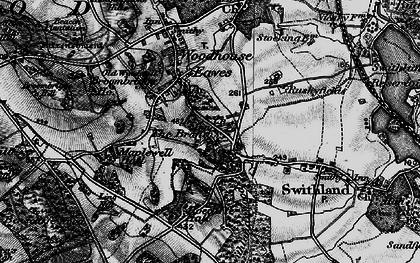 Old map of Swithland Wood in 1899