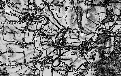 Old map of The Bratch in 1899