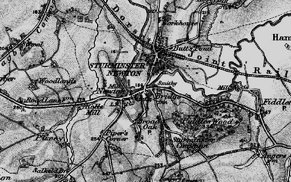 Old map of The Bridge in 1898