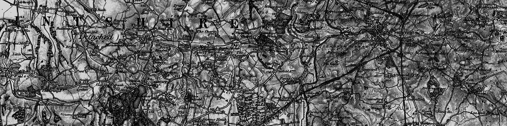 Old map of The Chequer in 1897