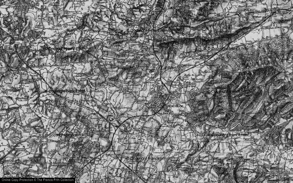 Old Map of The Common, 1895 in 1895