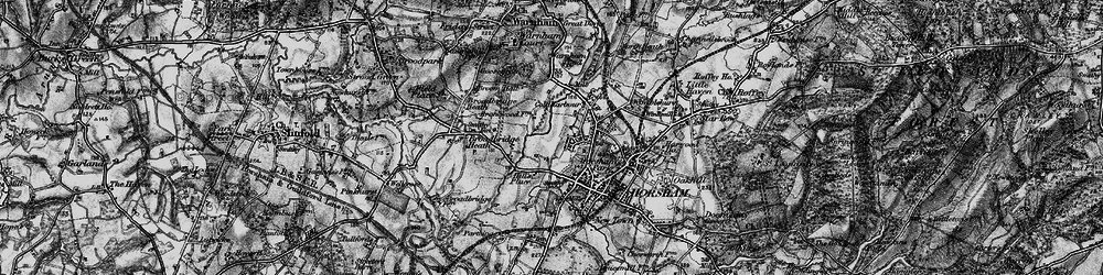 Old map of The Common in 1895