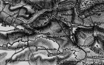 Old map of The Common in 1898