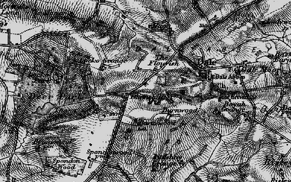 Old map of The Flourish in 1895