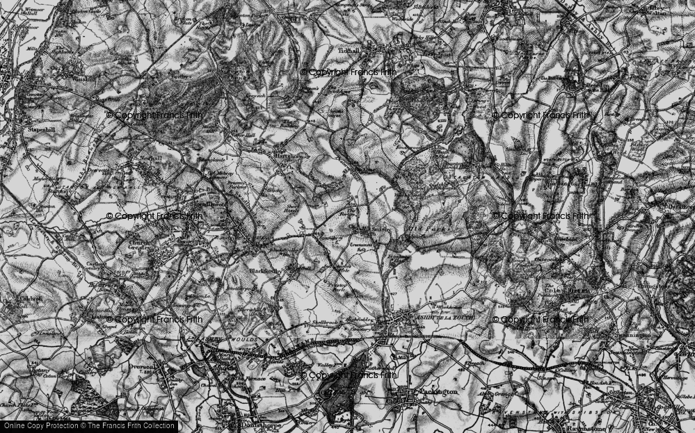 Old Map of The Forties, 1895 in 1895