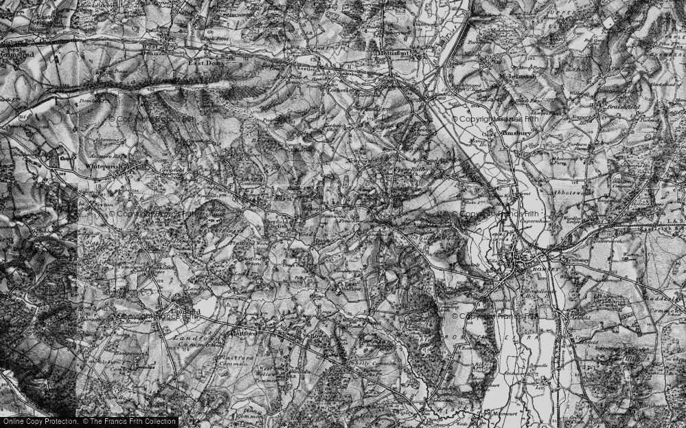 Old Map of The Frenches, 1895 in 1895