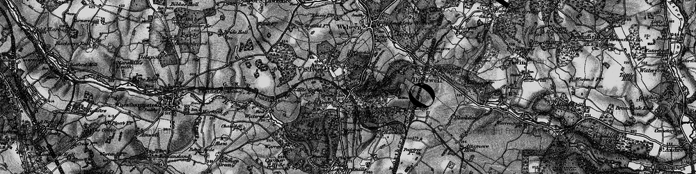 Old map of The Frythe in 1896