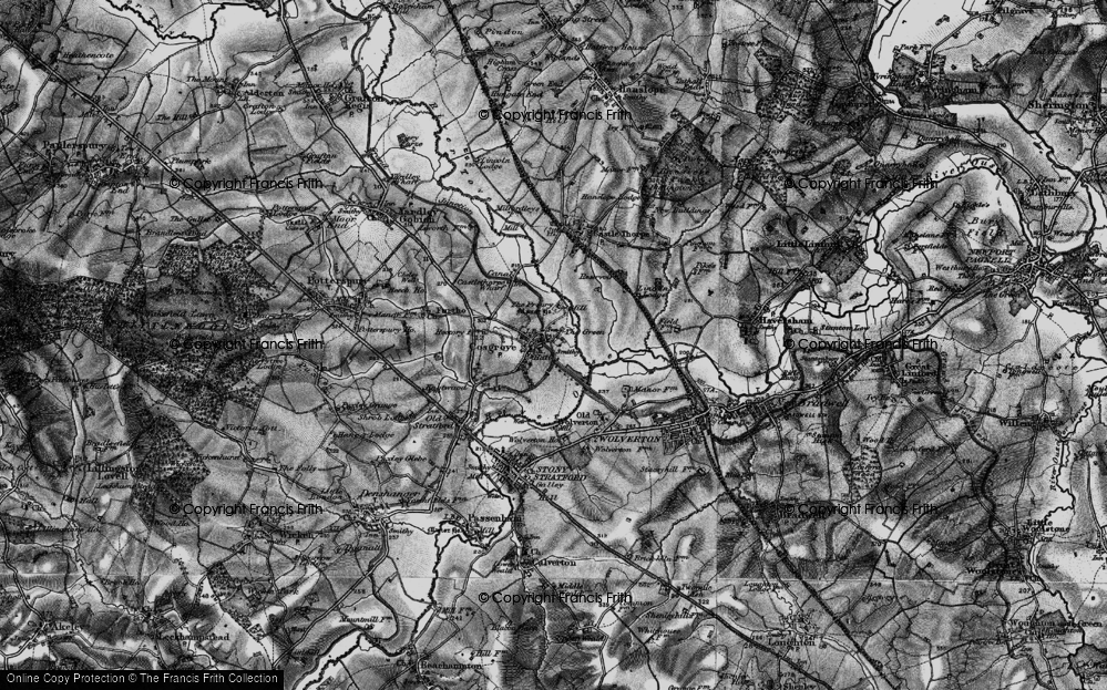 Old Map of The Green, 1896 in 1896