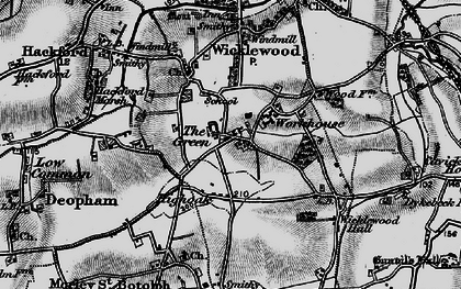 Old map of The Green in 1898