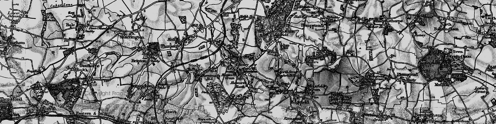 Old map of The Green in 1899