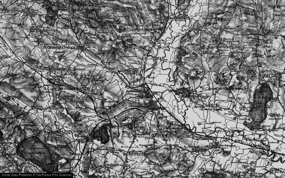 Old Map of The Heath, 1897 in 1897