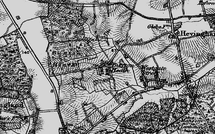 Old map of The Heath in 1898
