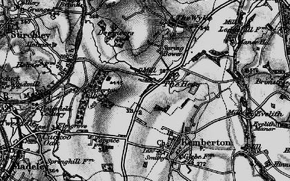 Old map of The Hem in 1899