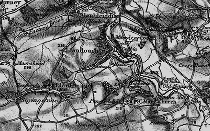Old map of The Herberts in 1897
