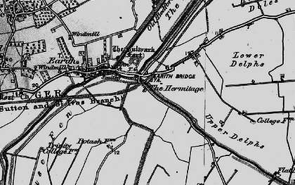 Old map of The Hermitage in 1898