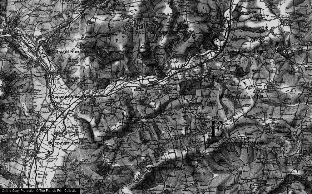 Old Map of The High, 1896 in 1896