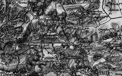 Old map of The Highlands in 1895