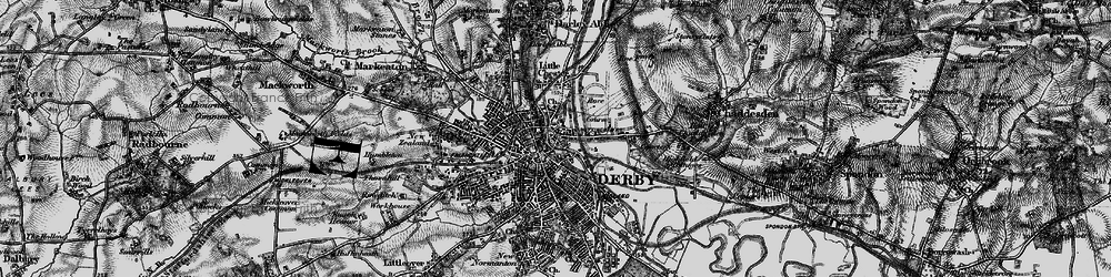 Old map of The Holmes in 1895