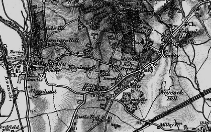 Old map of Yeldall Manor in 1895
