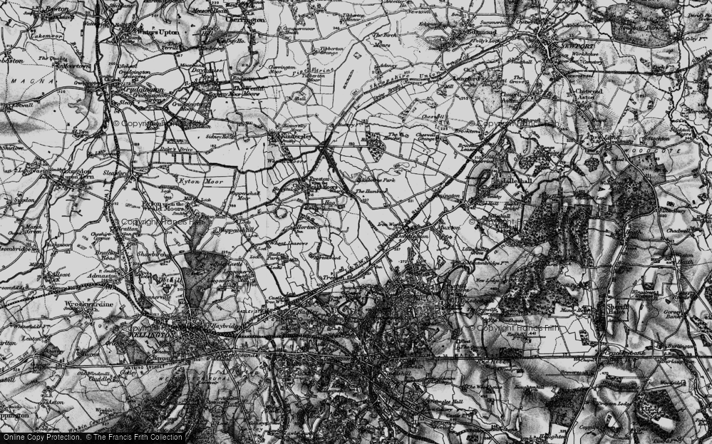 Old Map of The Humbers, 1897 in 1897