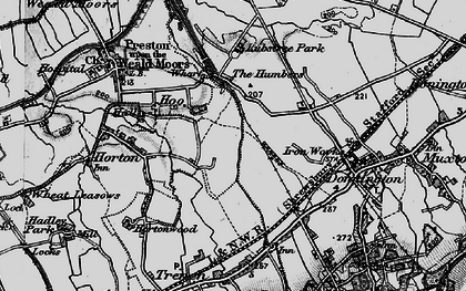 Old map of The Humbers in 1897