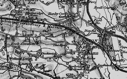 Old map of The Hyde in 1898