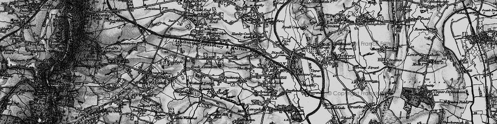Old map of Boynes, The in 1898