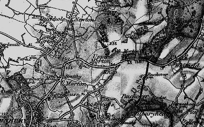 Old map of The Knapp in 1897