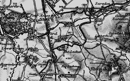 Old map of The Laches in 1898