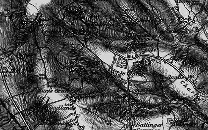 Old map of The Lee in 1895