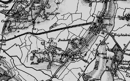 Old map of Leigh Ho in 1896