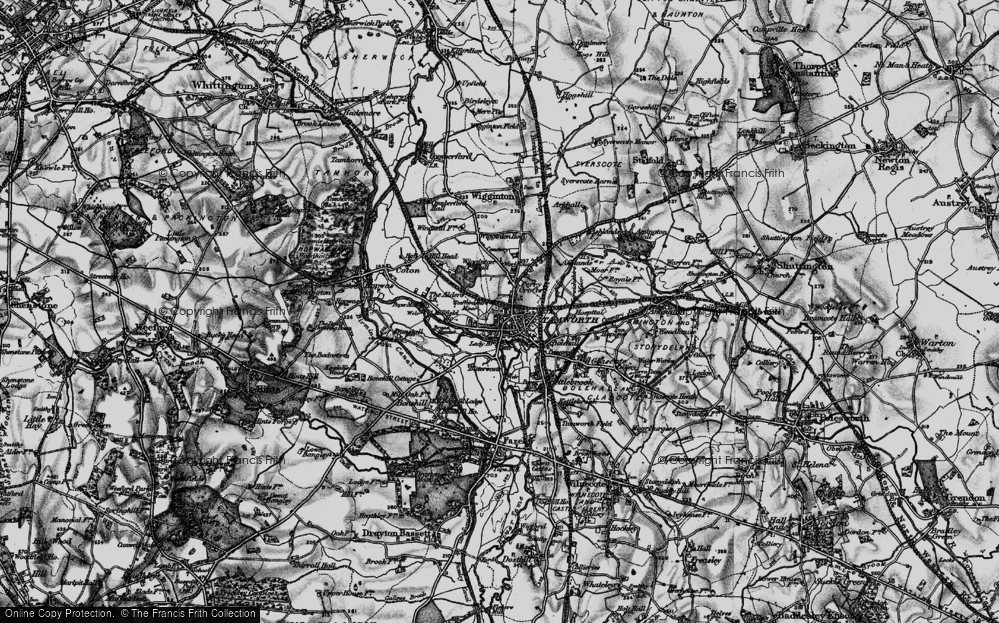 Old Map of The Leys, 1899 in 1899