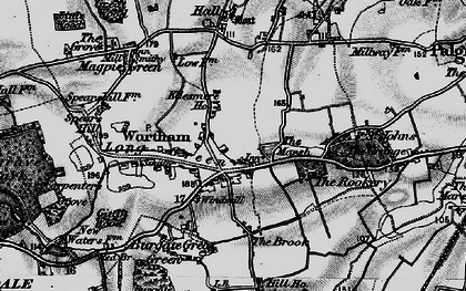 Old map of The Marsh in 1898