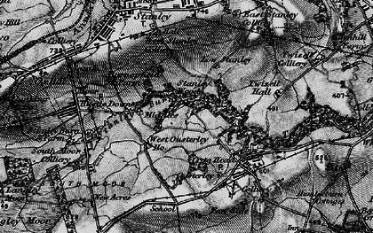 Old map of The Middles in 1898