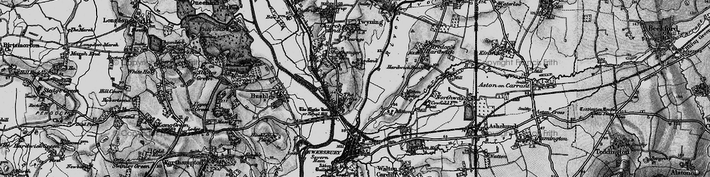 Old map of The Mythe in 1898