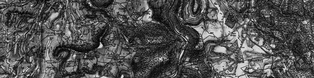 Old map of The North in 1896