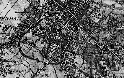 Old map of The Park in 1896