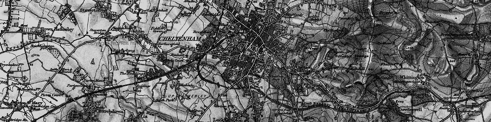 Old map of The Park in 1896