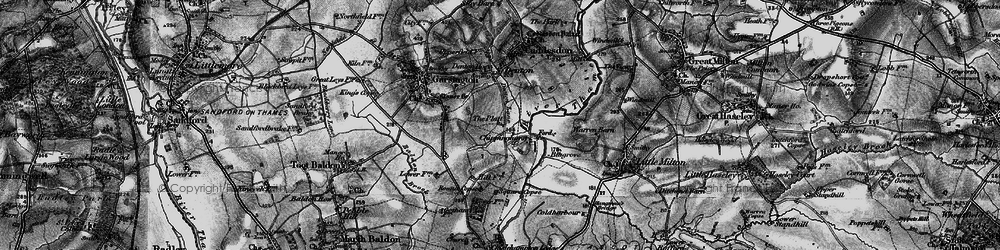 Old map of The Platt in 1895