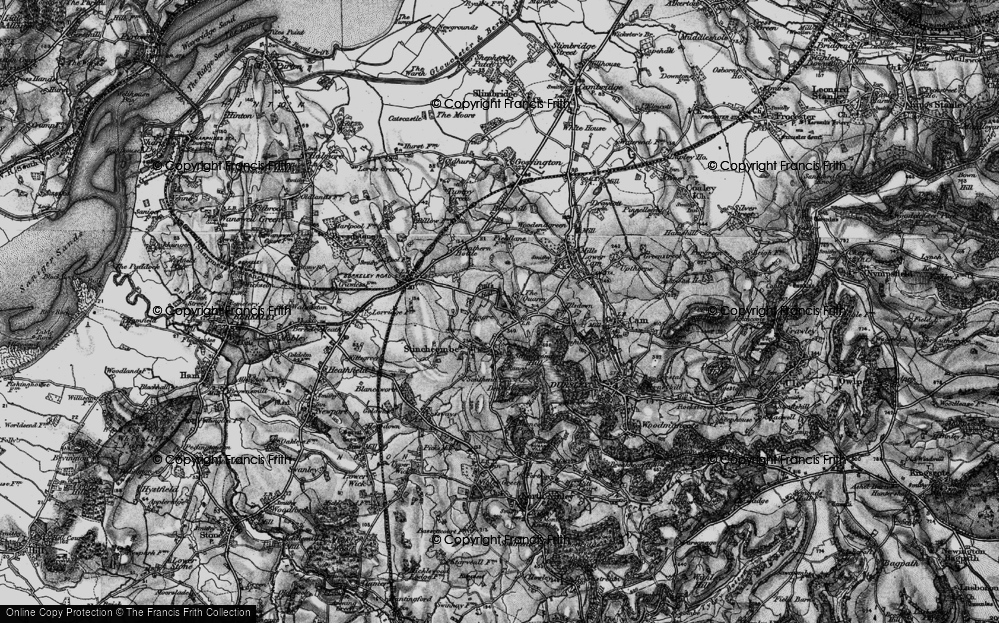 Old Map of The Quarry, 1897 in 1897