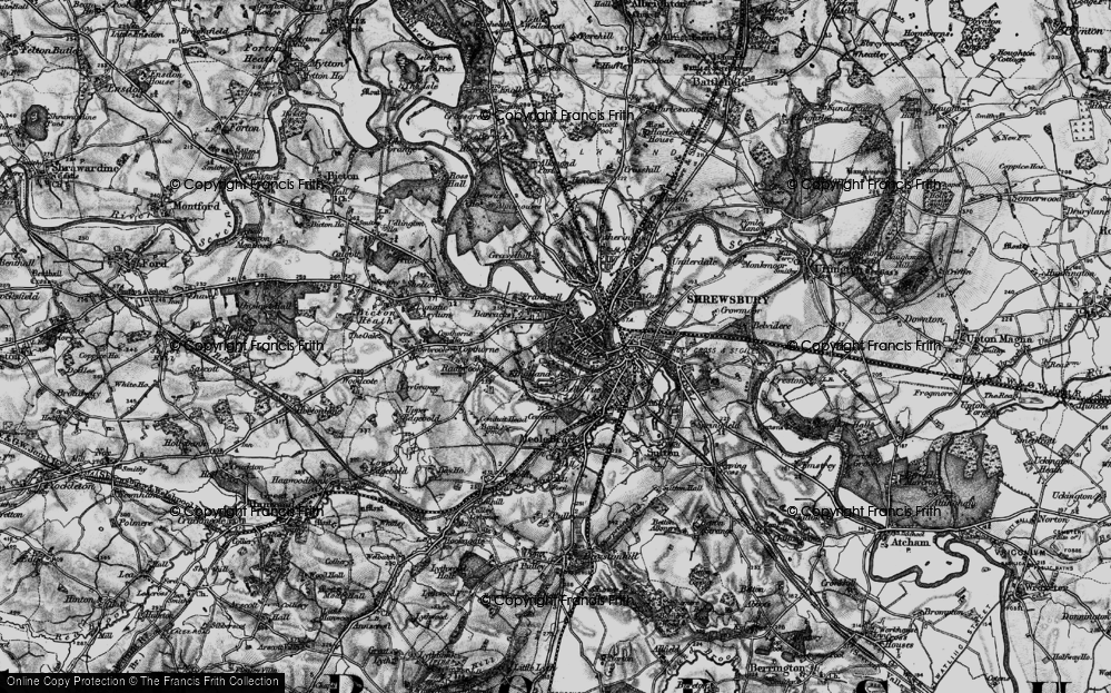 Old Map of The Quarry, 1899 in 1899