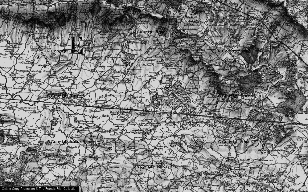 Old Map of The Quarter, 1895 in 1895