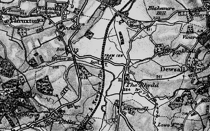 Old map of Blakemore Hill in 1896