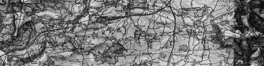 Old map of The Ridge in 1898