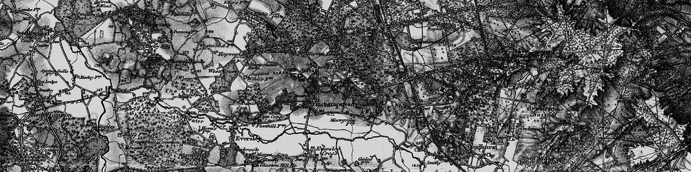 Old map of The Ridges in 1895