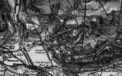 Old map of The Riding in 1897